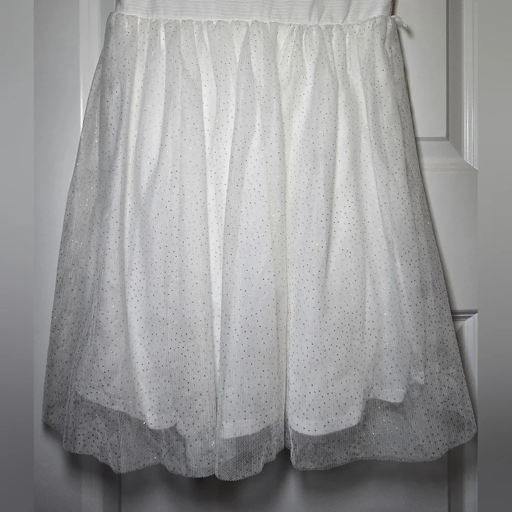 Knit Works Ivory Tulle Skirt‎ Party Dress Girls Size 14
